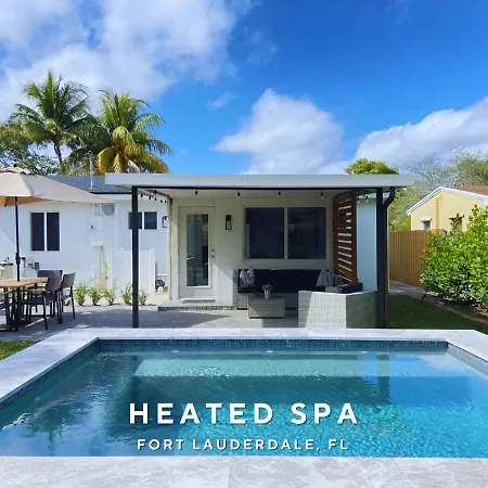 Private Heated Plunge Pool Spa And Secluded Patio - Fort Lauderdale